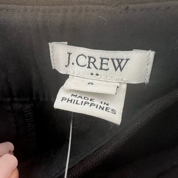 NWT J. Crew 4” Shorts Scalloped Hem Black Size 6 - Picture 5 of 7